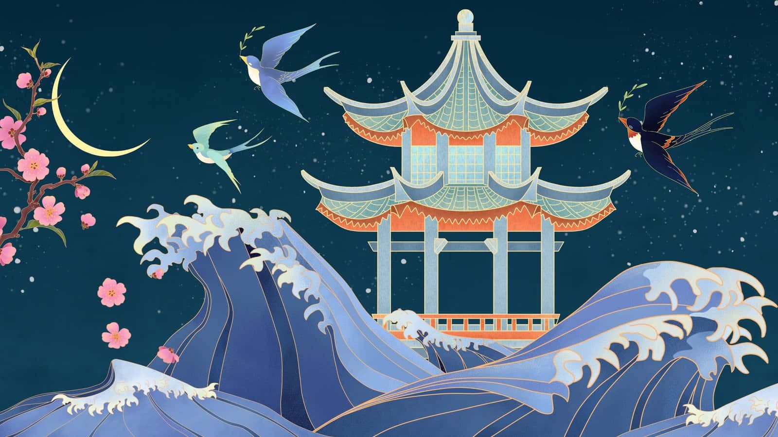 1600x900 Japanese Art Picture