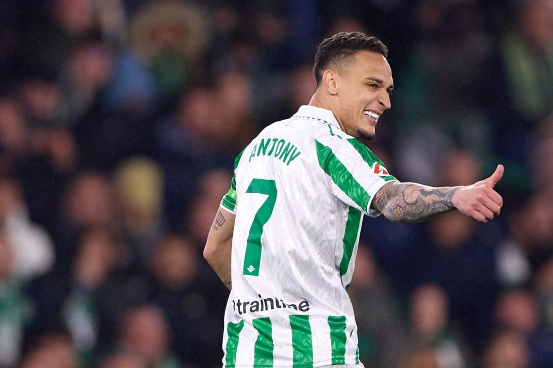 1140x760 Always known': Fans react to Antony's first goal for Real Betis, they're all saying the same thing about Man United