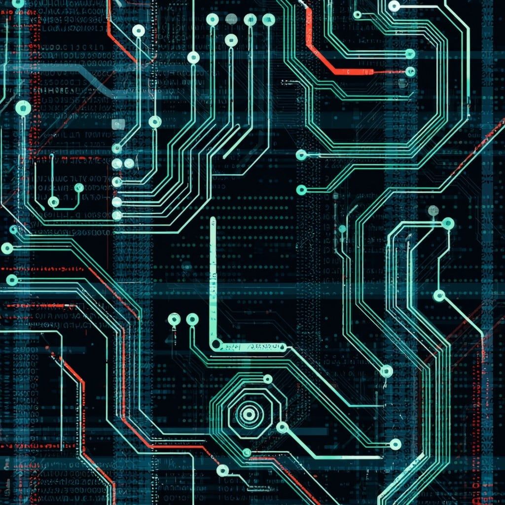 1024x1024 Free Digital Circuit Technology Image, Circuit, Pattern
