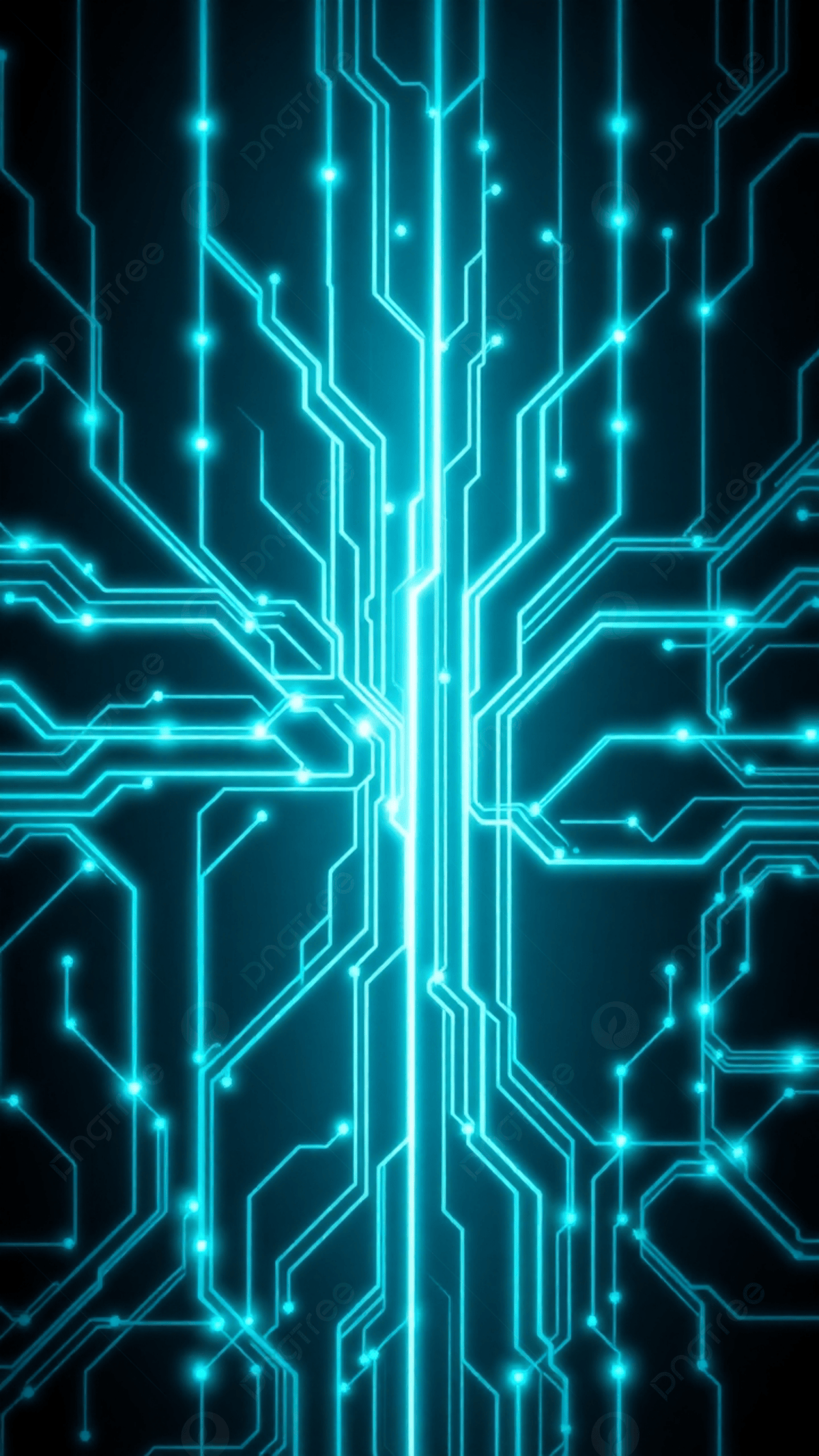 1200x2133 Glowing Electronic Circuit Pattern Background Wallpaper Image For Free Download