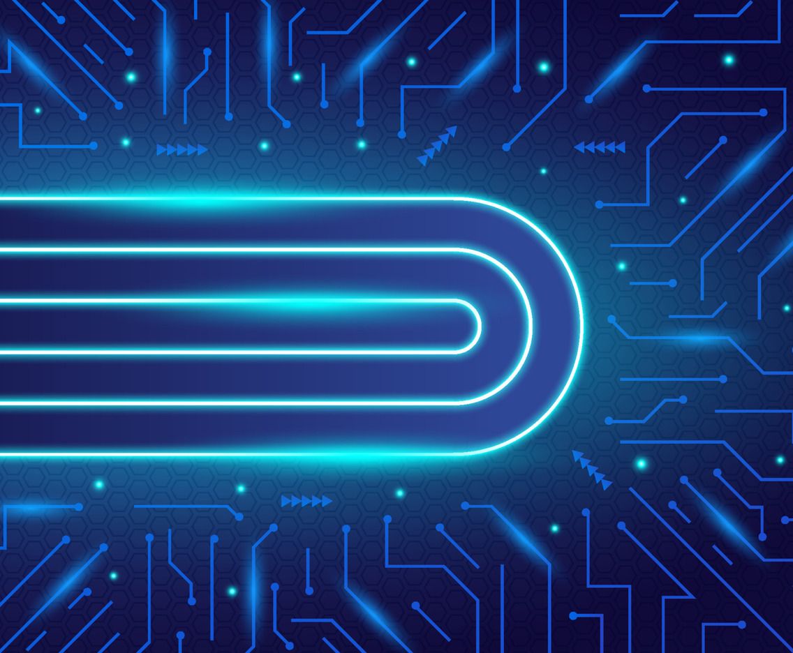 1136x936 Circuit Technology Background