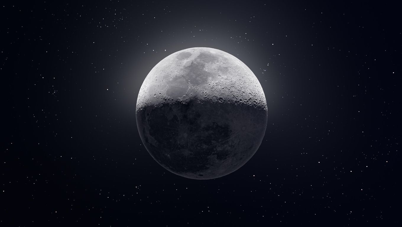 1360x768 Dark Moon 8k Laptop HD , HD 4k Wallpaper, Image, Background, Photos and Picture
