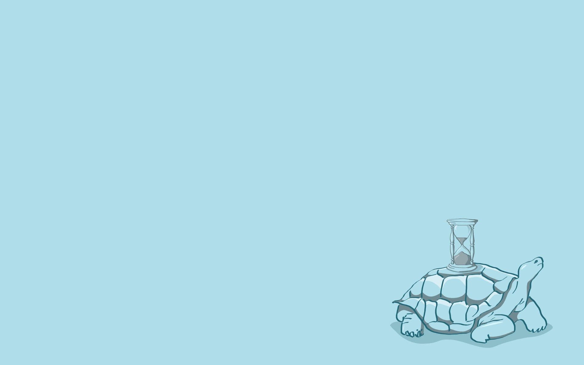 1920x1200 Download Cool Turtle Hourglass Art Wallpaper