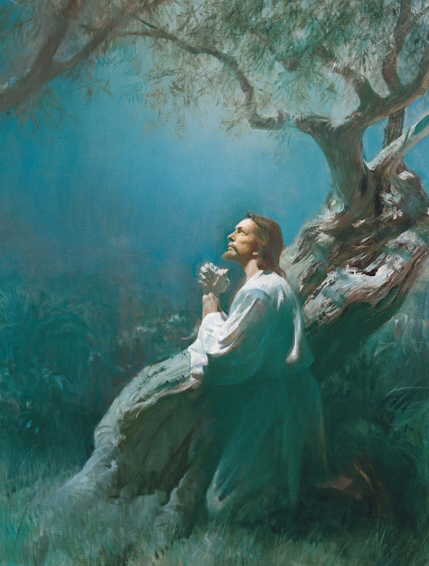 1455x1920 Download Spread the Word of God with a Jesus LDS iPhone wallpaper Wallpaper
