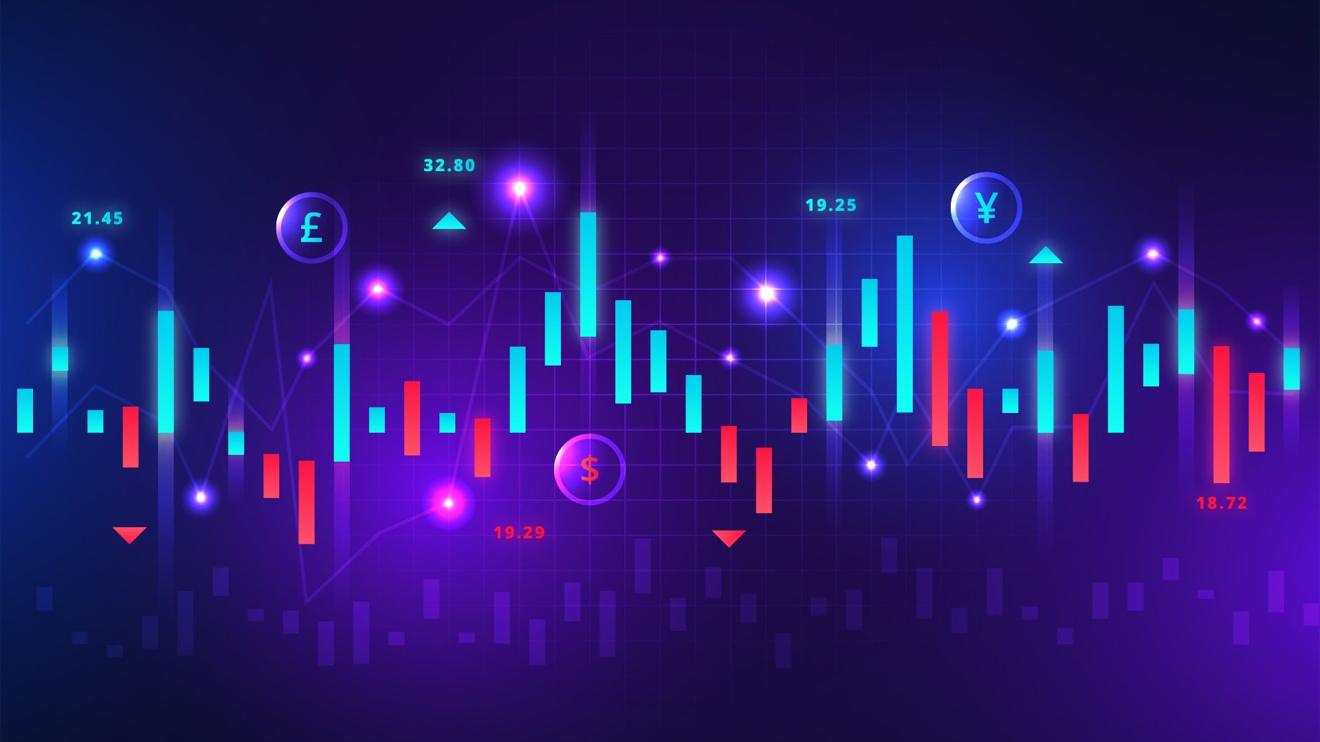 1920x1080 Forex Wallpaper 4K, Day Trading, Candlestick pattern