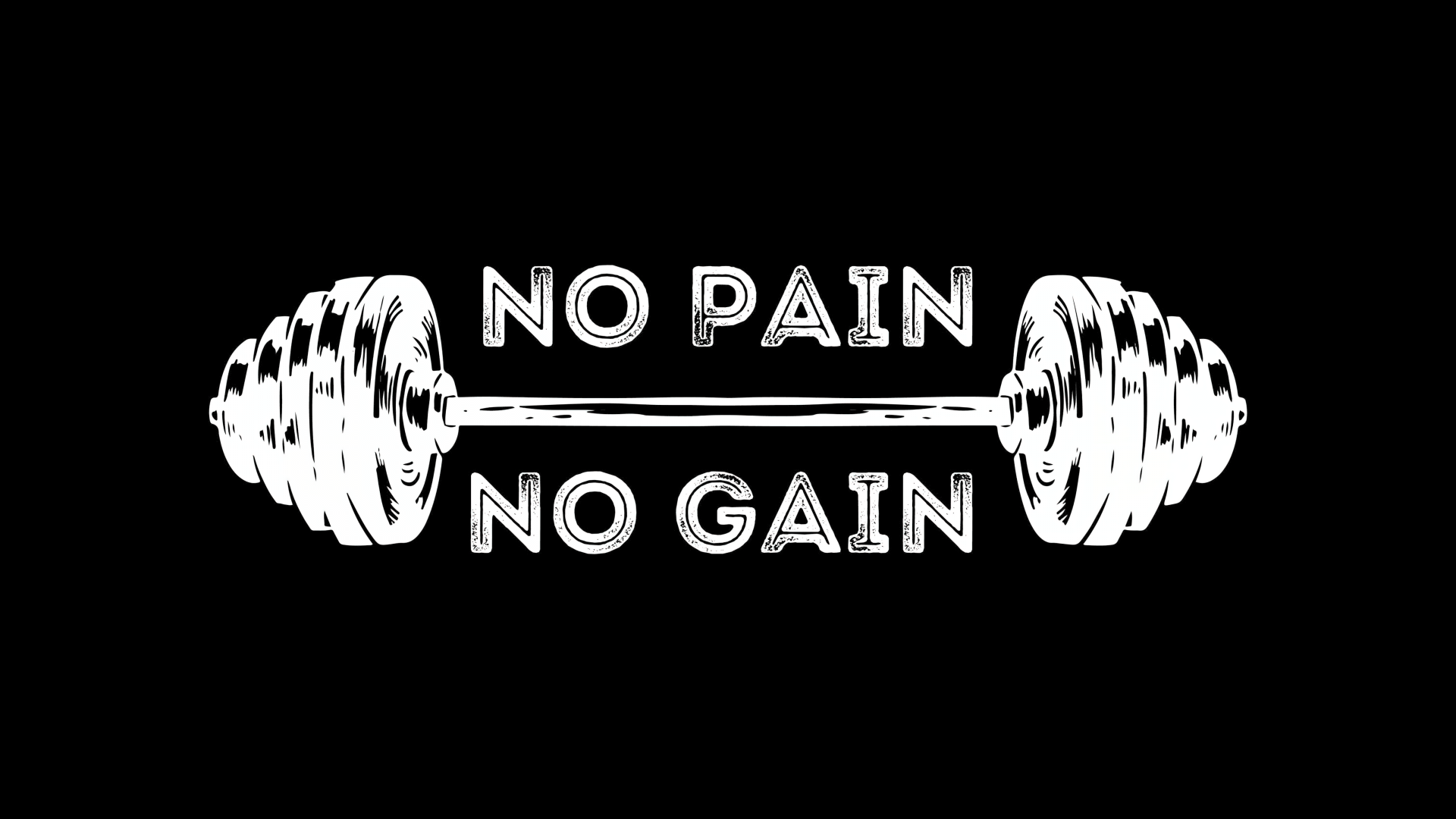 1920x1080 No pain No gain Wallpaper 4K, Gym, Motivational quotes, 5K