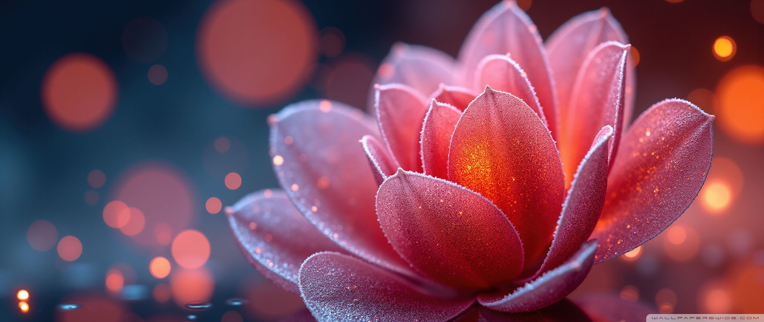 2560x1080 Bokeh, Flower, Magic, Dreamlike, Background, Pink Flower, Glitter 4K UHD Wallpaper for UltraHD Desktop and TV : Widescreen and UltraWide Display : Dual Monitor