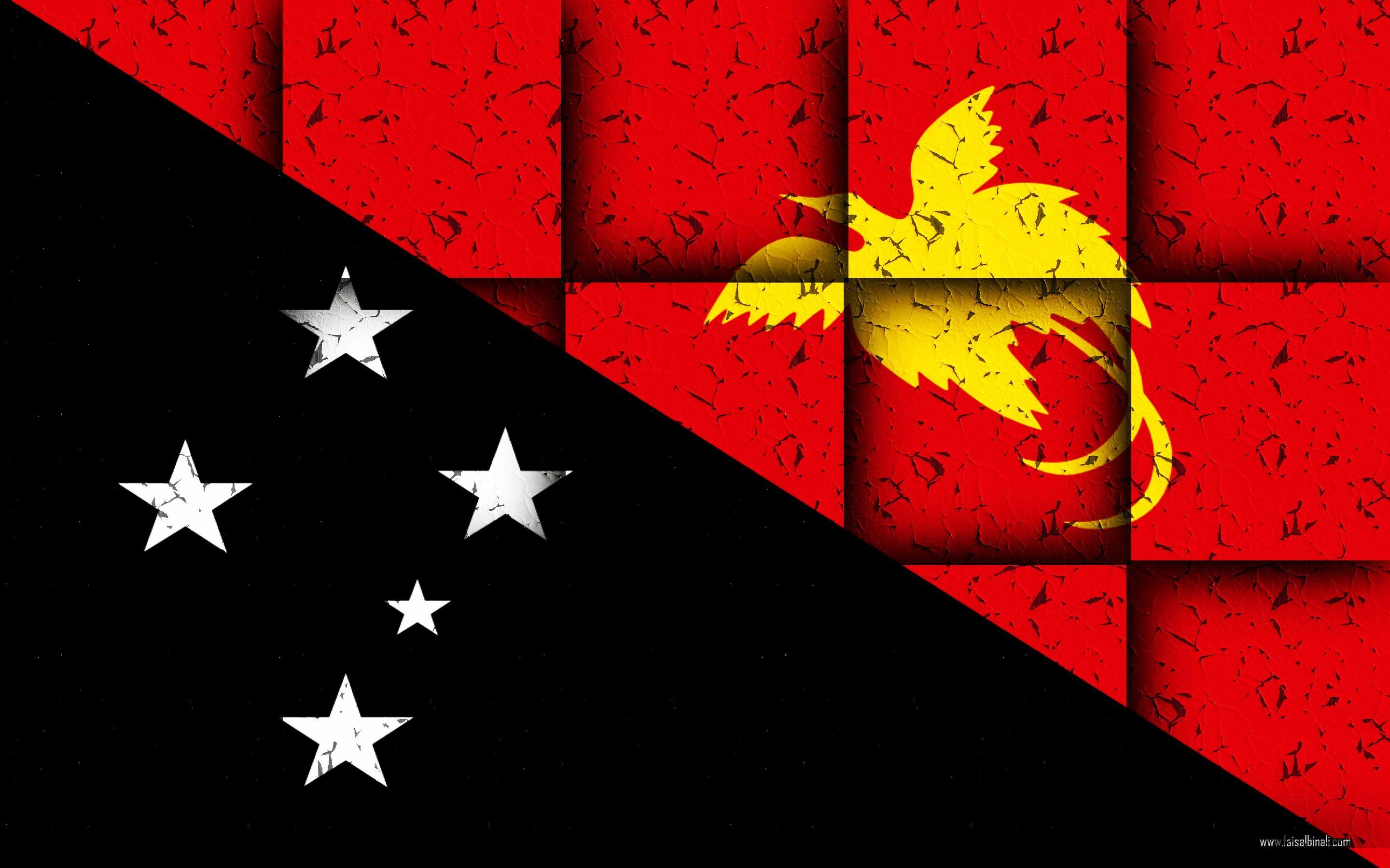 2880x1800 Papua New Guinea Flag Wallpaper