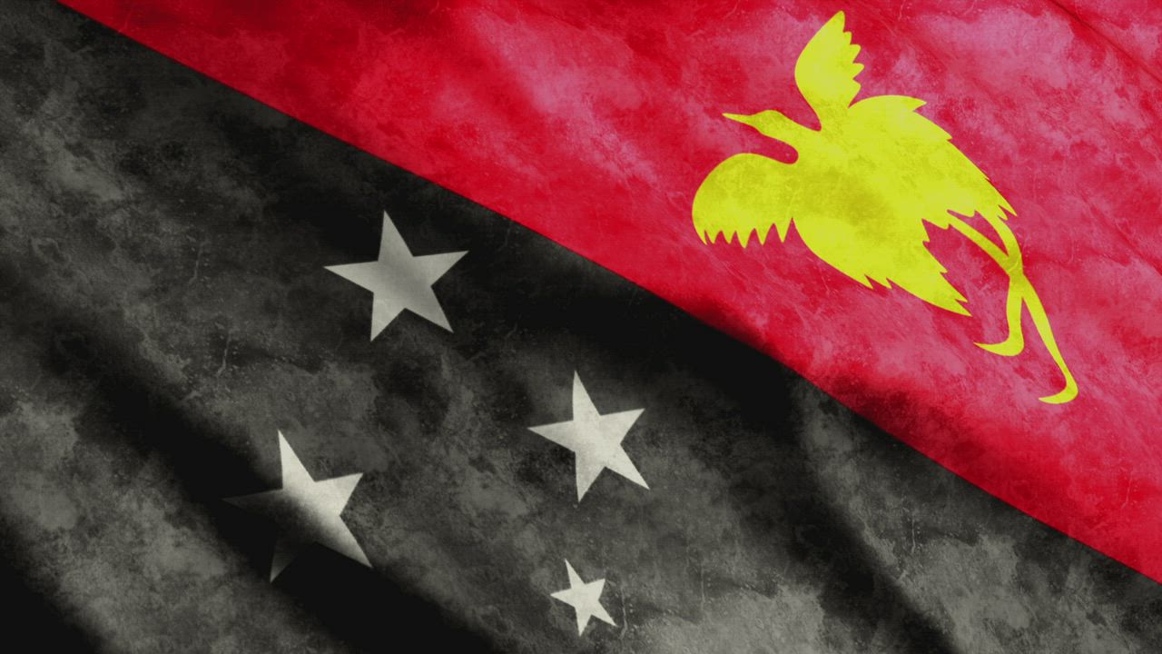 1280x720 Papua New Guinea flag