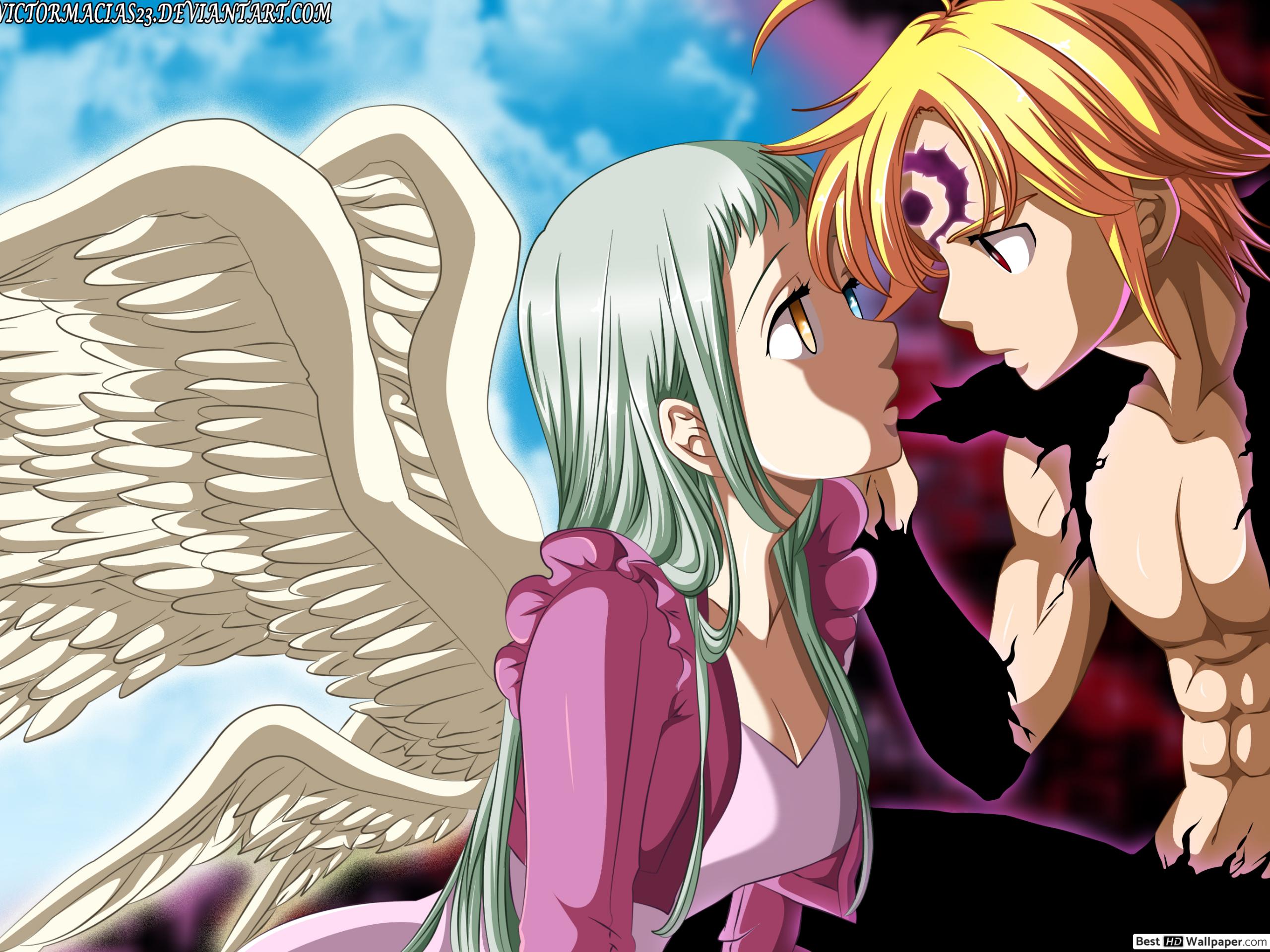 2560x1920 The Seven Deadly Sins Liones (Arc Angel) & Meliodas