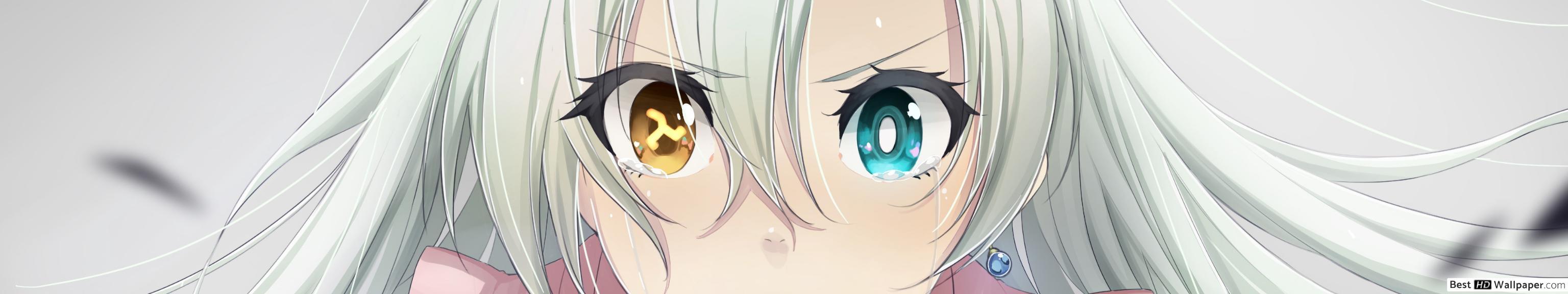 3072x576 The seven deadly sins, elizabeth liones HD wallpaper download