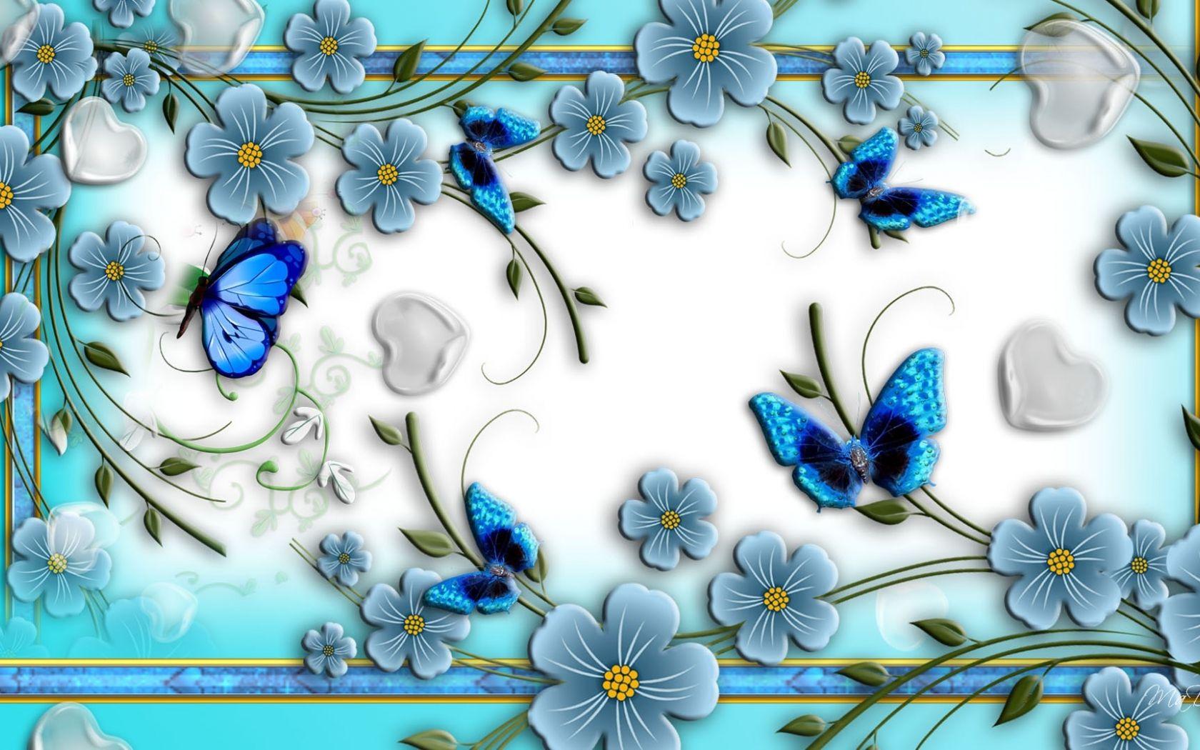 1680x1050 Tải xuống miễn phí bức ảnh Hình nền con bướm dễ thương [1920x1080]