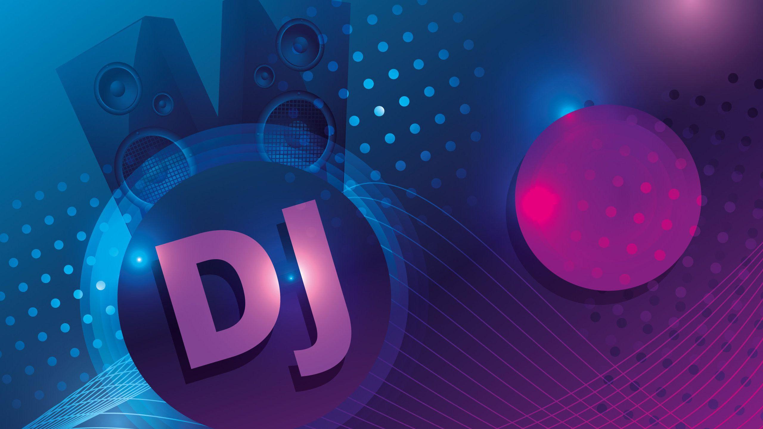 2560x1440 Dj Logo Wallpaper Desktop HD