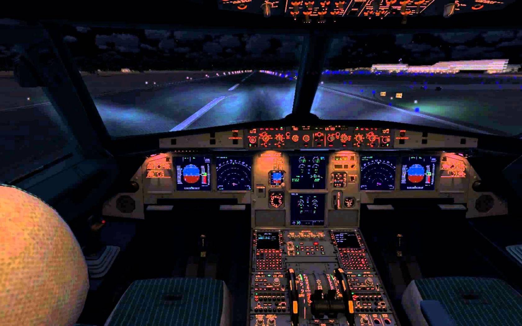 1680x1050 Free download Airplane Cockpit Wallpaper [1920x1080]