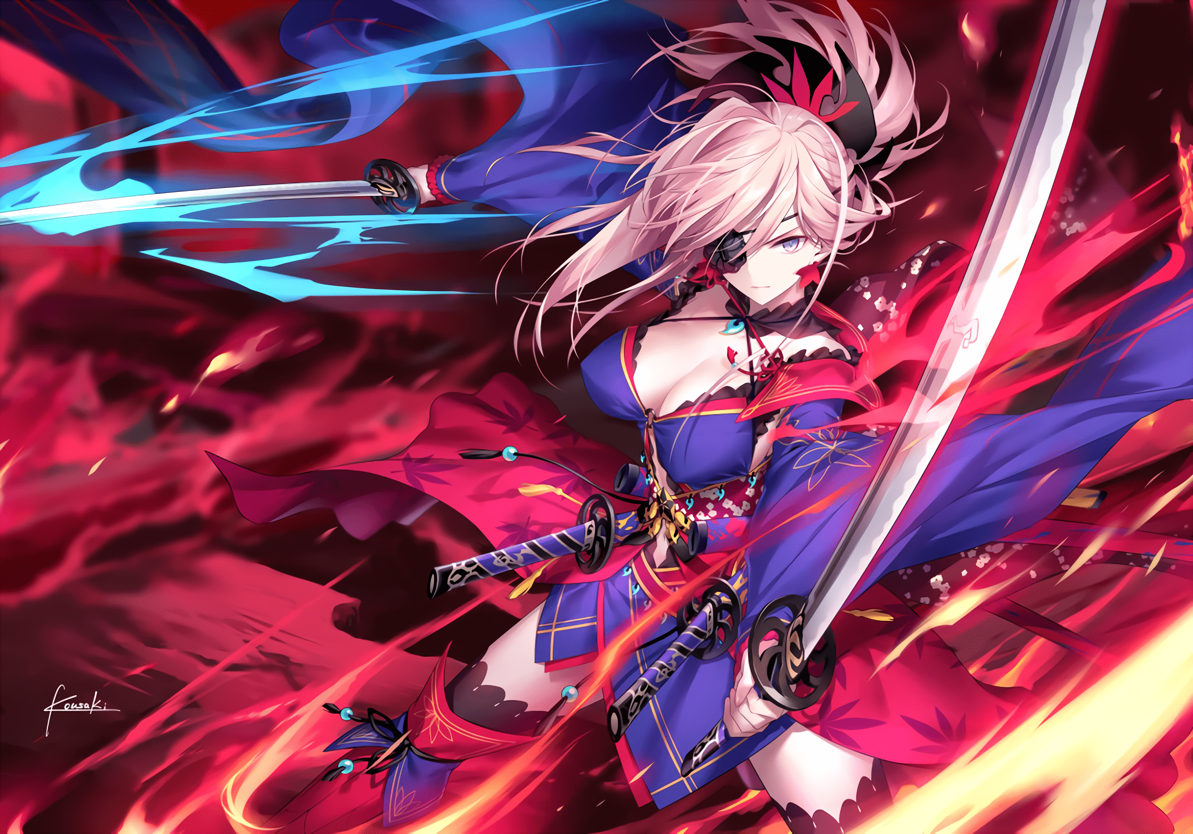 2400x1678 Miyamoto Musashi HD Wallpaper and Background Image