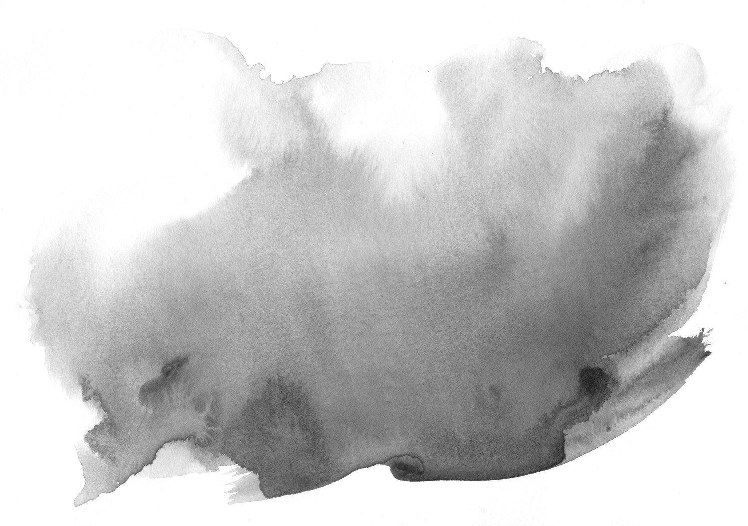 1500x1056 Black And White Watercolor Wallpaper