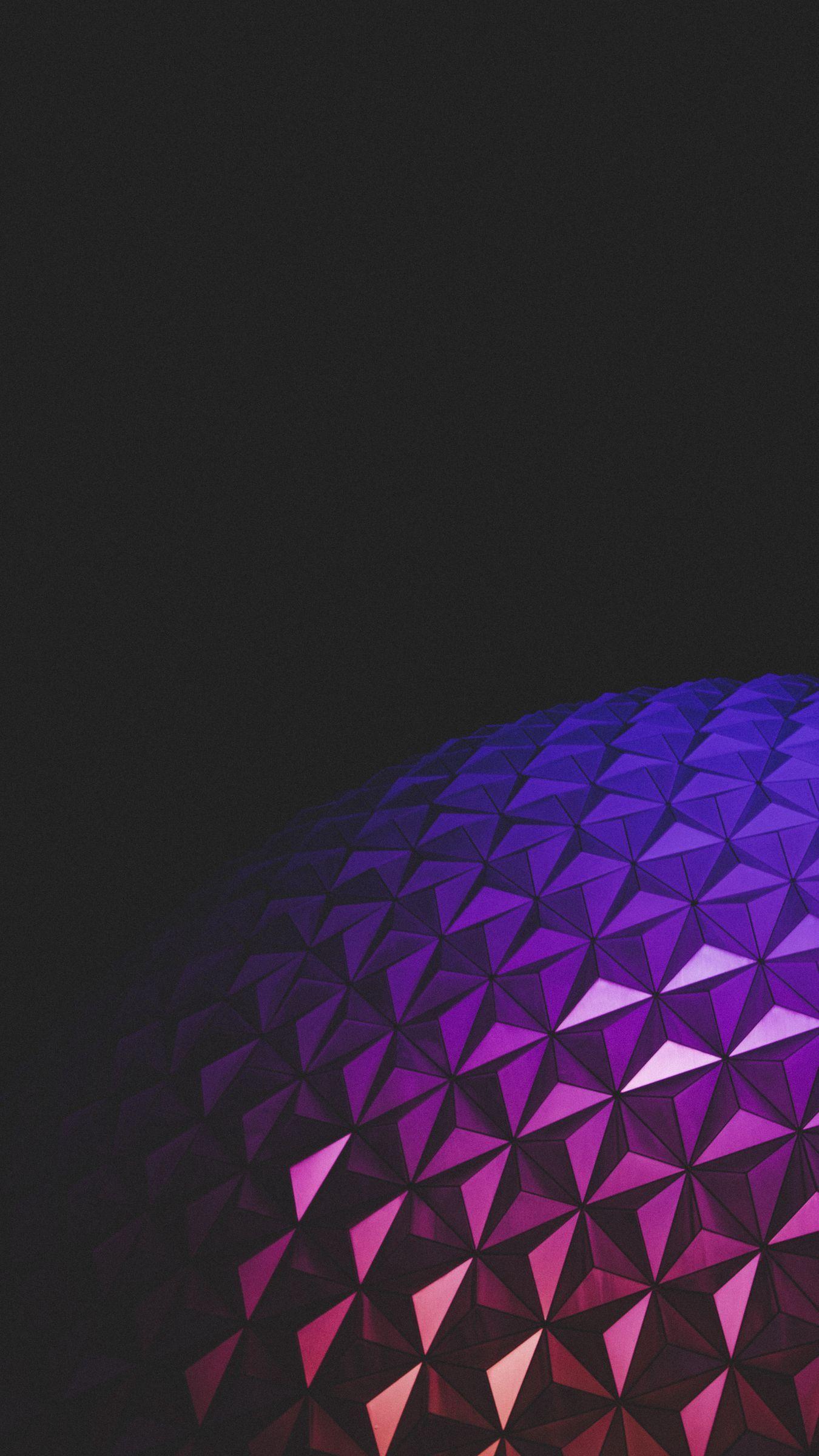 1350x2400 Download wallpaper 1350x2400 ball, relief, gradient, architecture
