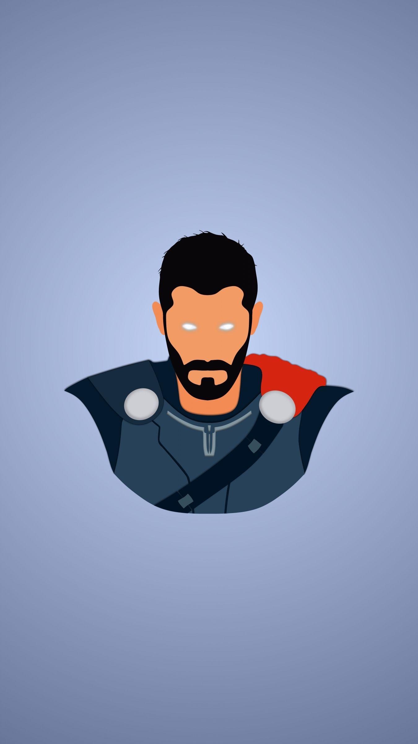 1350x2400 Download Thor Minimalism 12k Apple iPhone Plus wallpaper