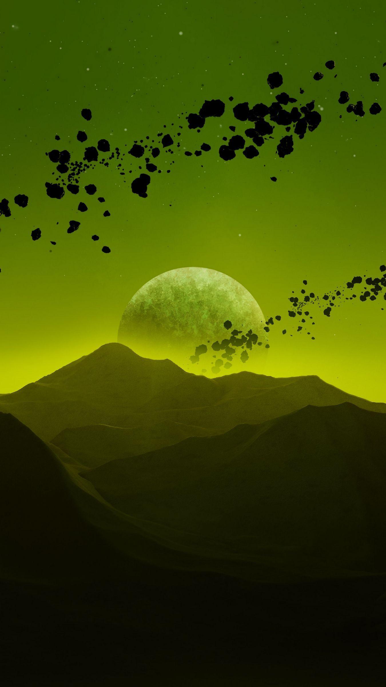 1350x2400 Download wallpaper 1350x2400 mountains, landscape, space, planets
