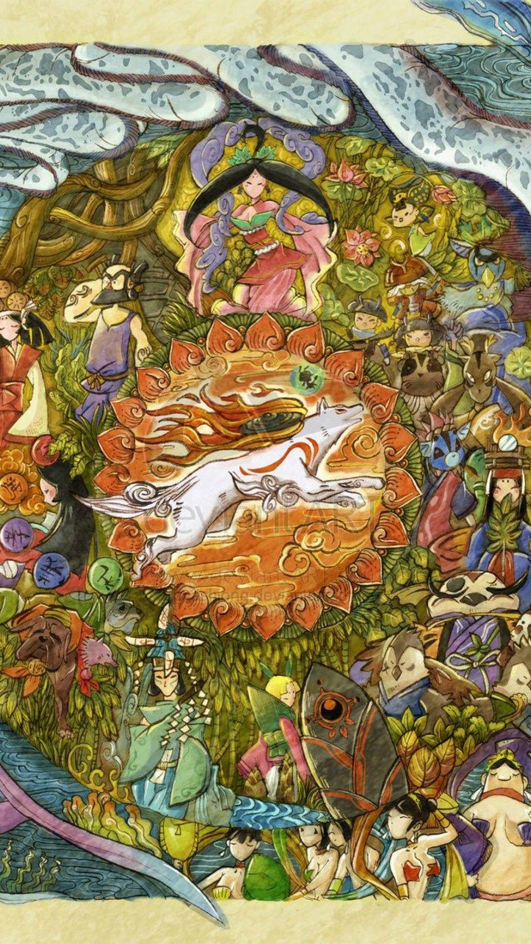 1080x1920 Okami HD Wallpaper iPhone 6 / 6S Plus