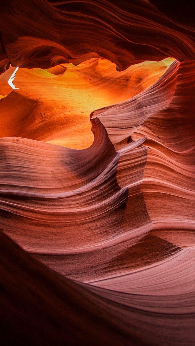 750x1334 Antelope Canyon, Rocks, Texture 750x1334 IPhone 8 7 6 6S Wallpaper
