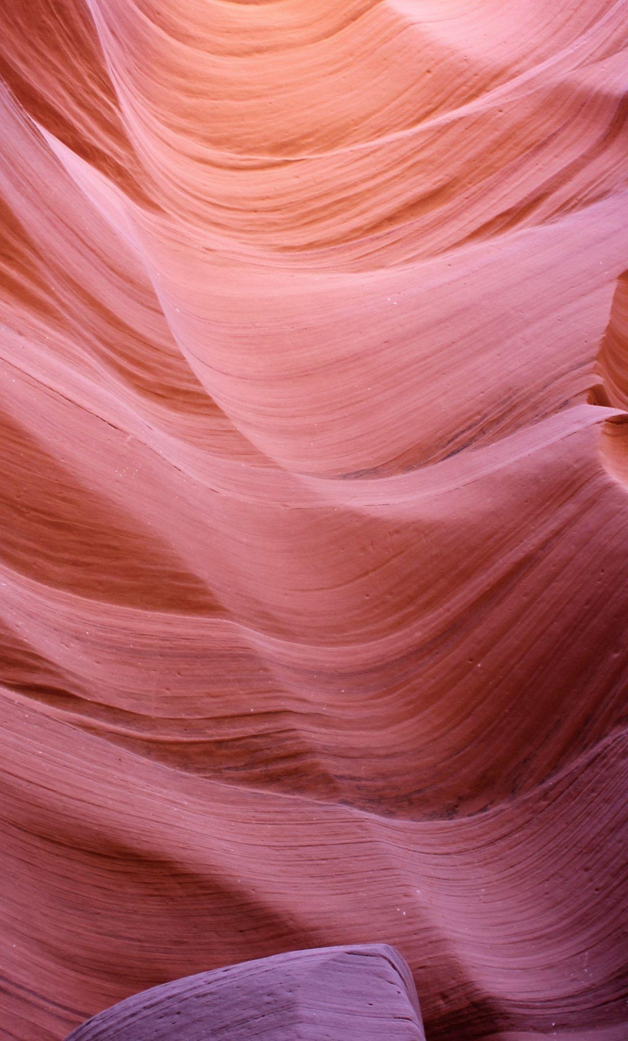 1280x2120 Download Antelope Canyon, Slots, close up, nature wallpaper