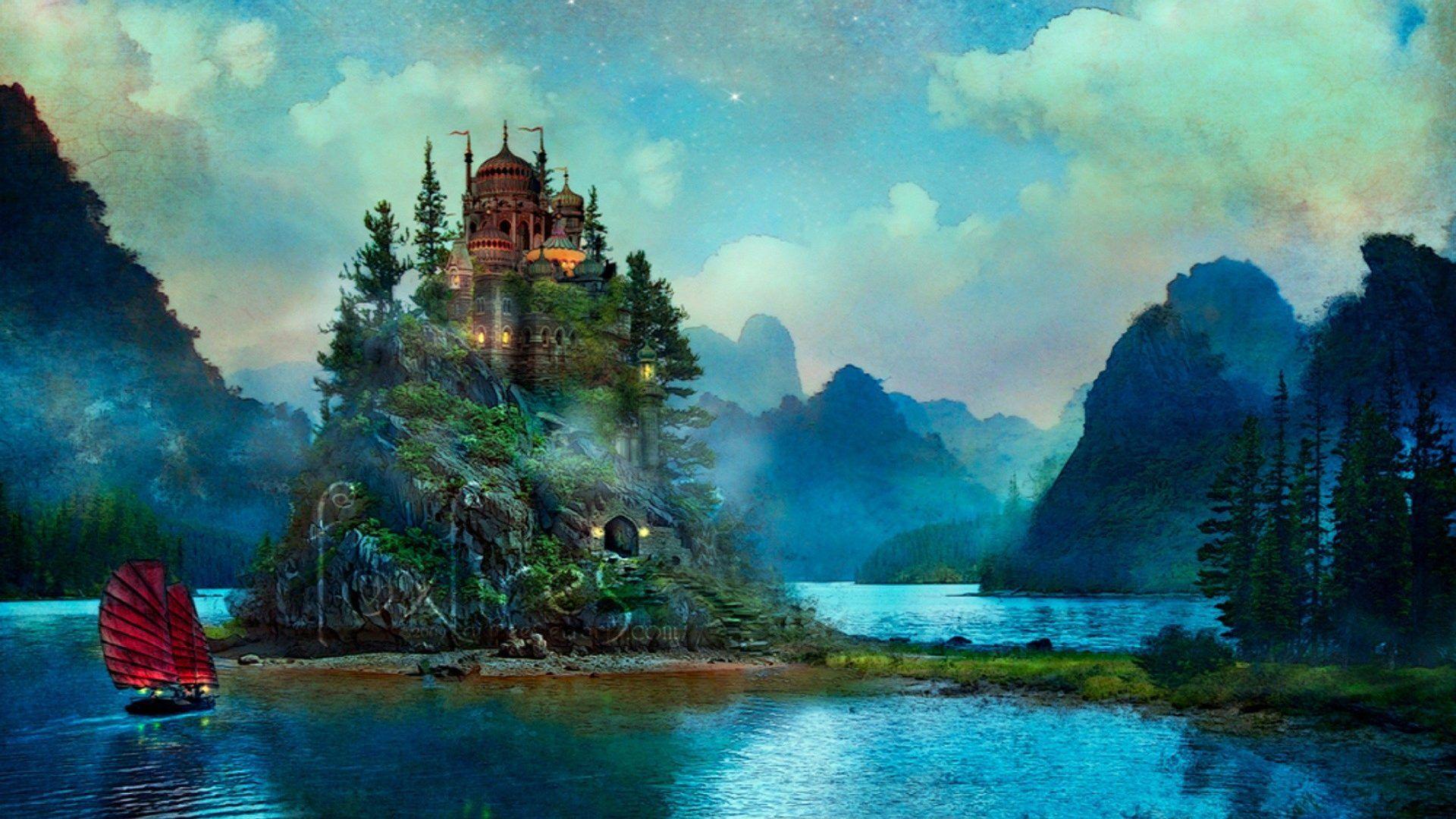 1920x1080 End Tag wallpaper: Nature Horizon Landscape End Day Peaceful Sunset