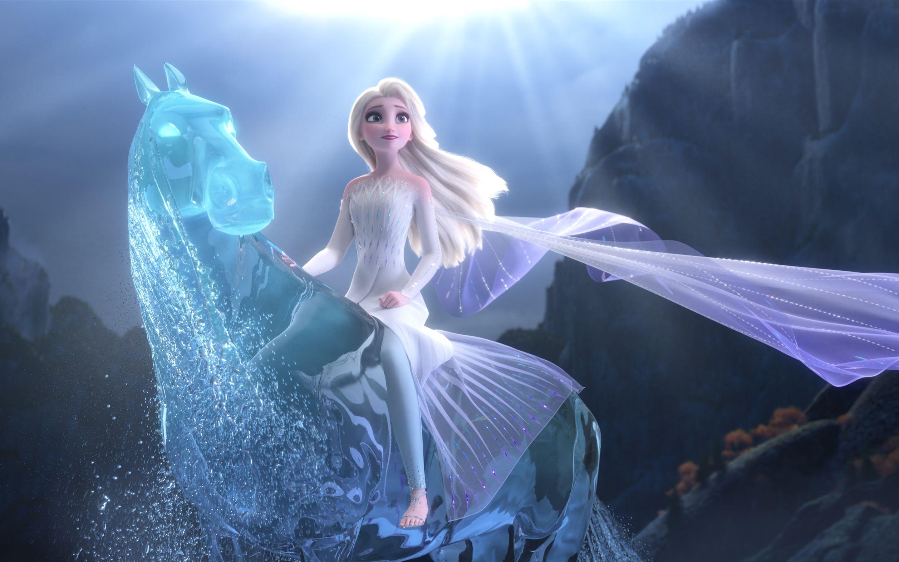 2880x1800 Wallpaper Elsa, Frozen magic water horse 3840x2160 UHD 4K
