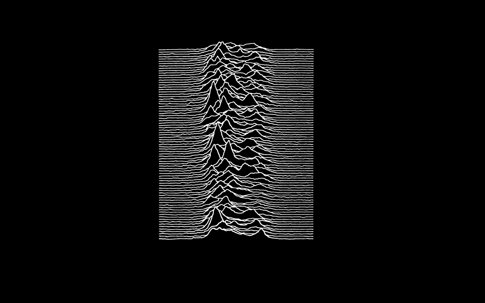 1680x1050 Joy Division Unknown Pleasures Wallpaper
