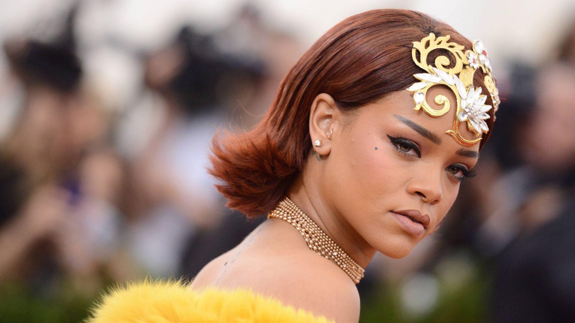 1920x1080 rihanna, face, decoration 1080P Laptop Full HD Wallpaper