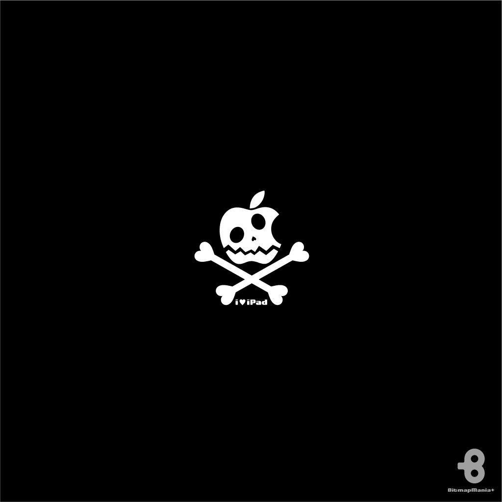 1024x1024 Apple Skull iPad Wallpaper HD Wallpaper