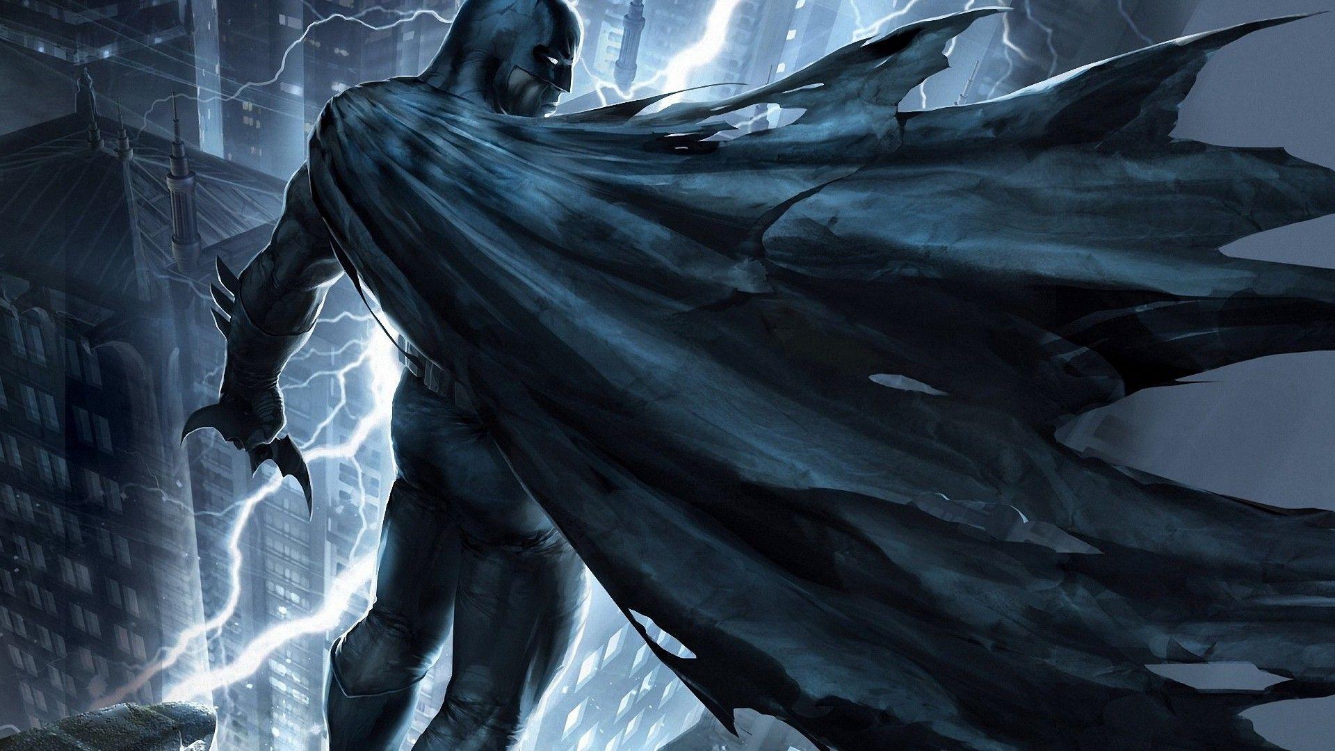 1920x1080 Cool Batman Dc Comic Gotham City Lightning 1080p Full