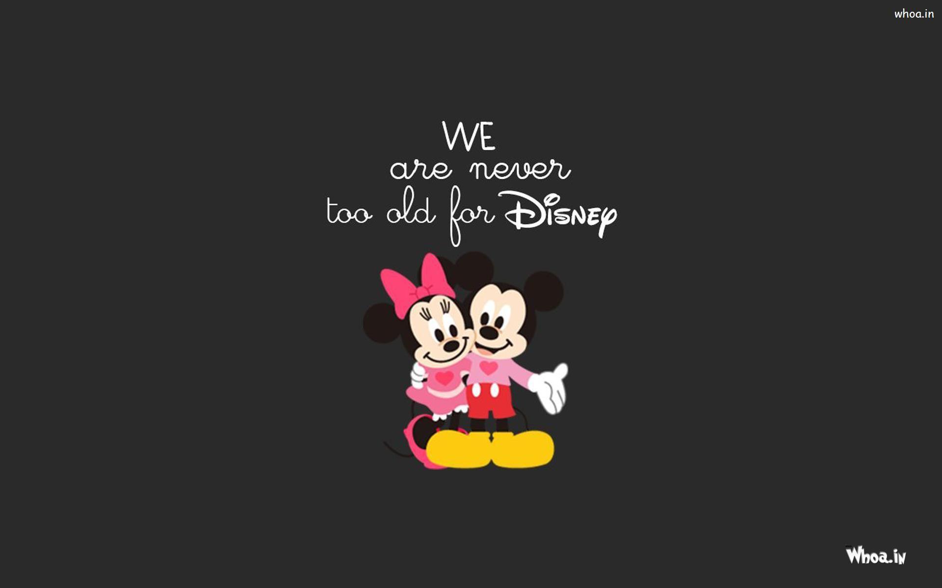 1920x1200 Cute Mickey Mouse And Minnie Mouse Wallpaper