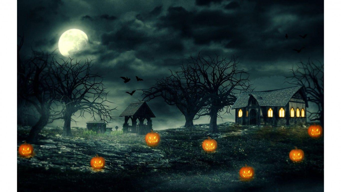 1366x768 Free downloadK Halloween Wallpaper 4K Wallpaper 1366x768