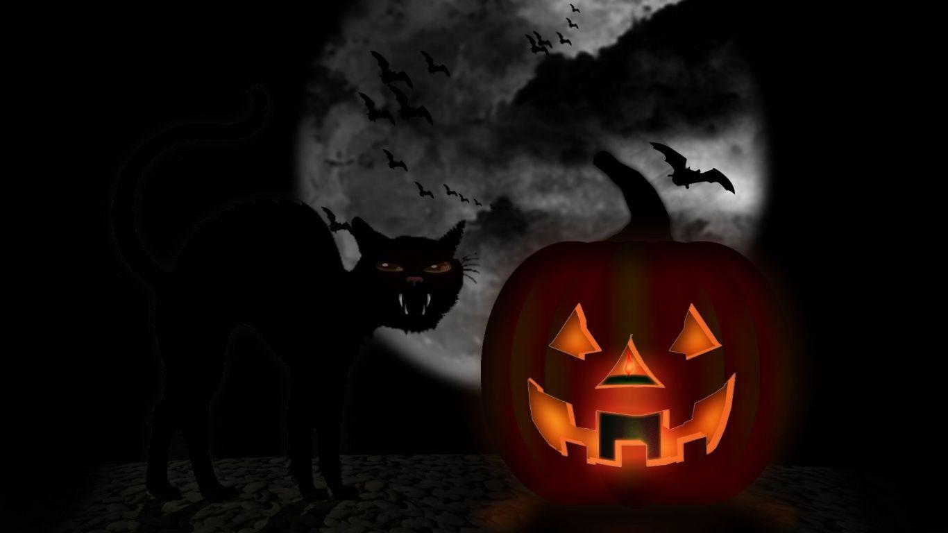 1366x768 My Halloween desktop PC and Mac wallpaper