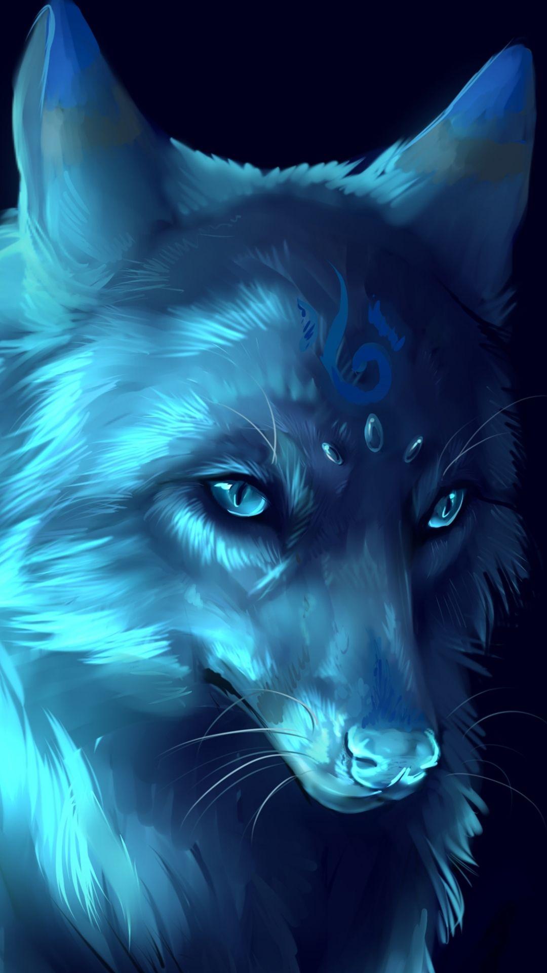 1080x1920 Wolf Fantasy Wallpaper