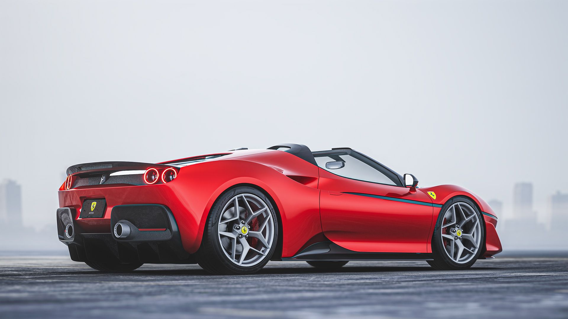 1920x1080 Ferrari J50 Engine 4 RTX (5). Image - Behance