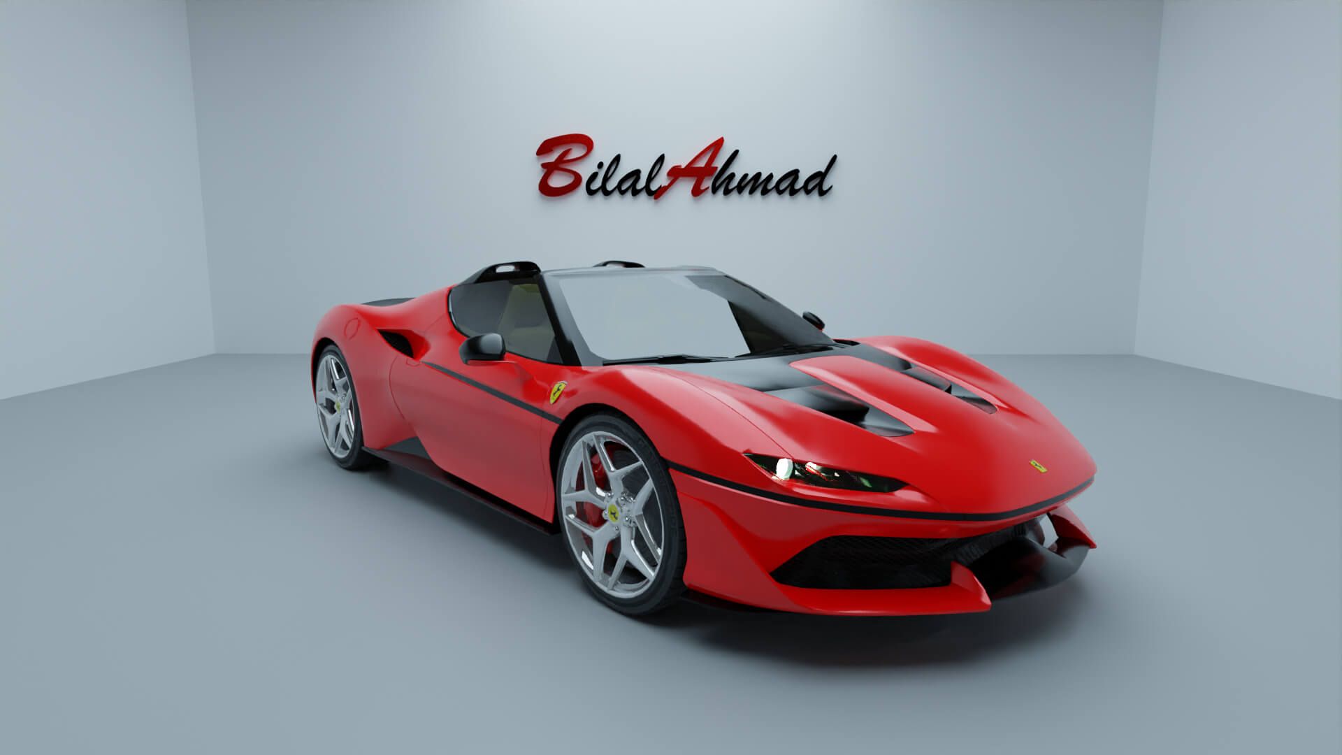 1920x1080 Ferrari J50 Luxury Sports Car Model