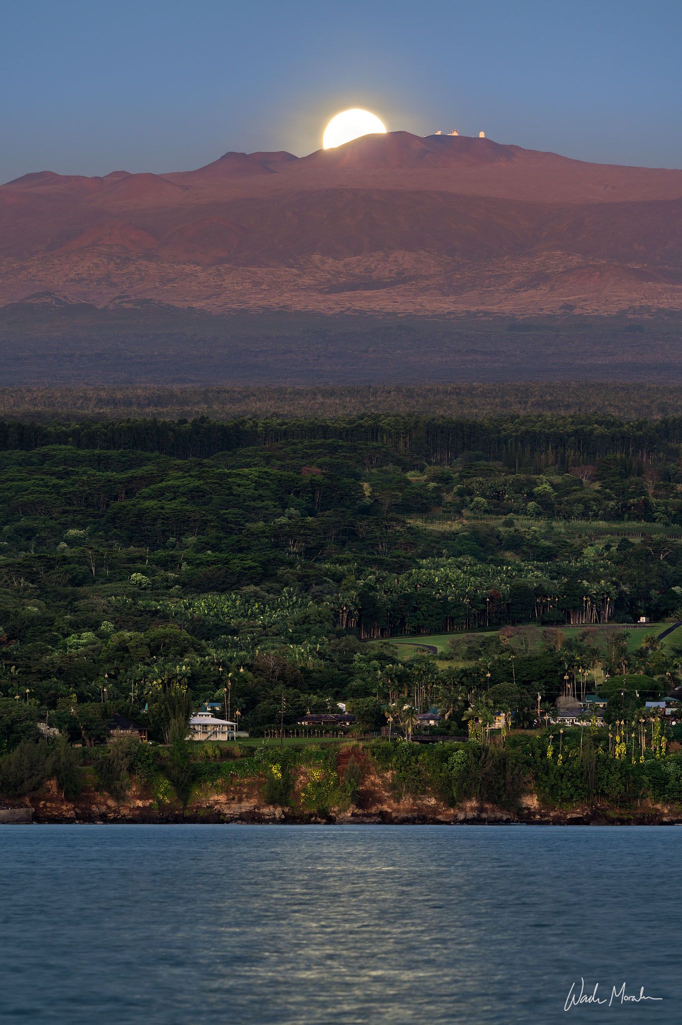 1364x2048 Mauna Kea Moonset. Fine Art Landscape Photography. Hawaii Landscape And Nature Photography Fine Art Prints