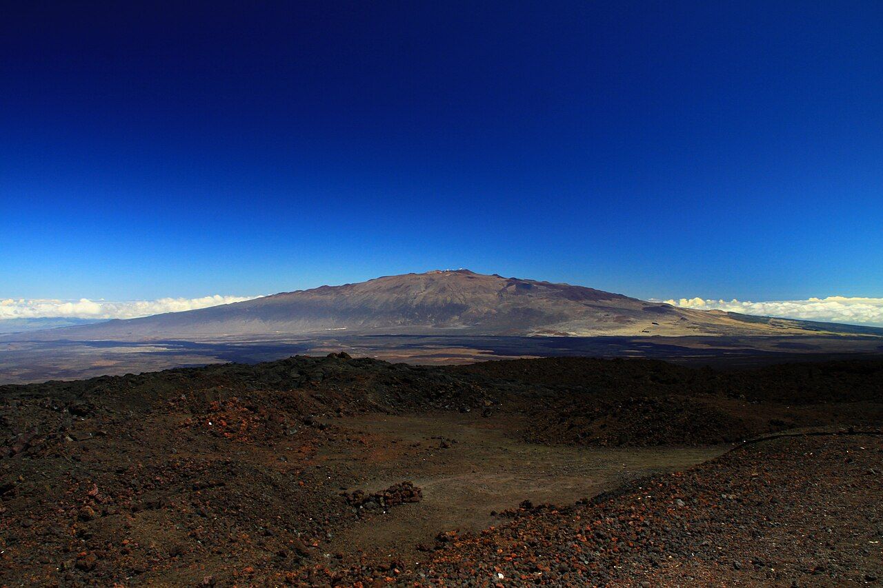 1280x853 Mauna Kea from Mauna Loa Observatory, Hawaii