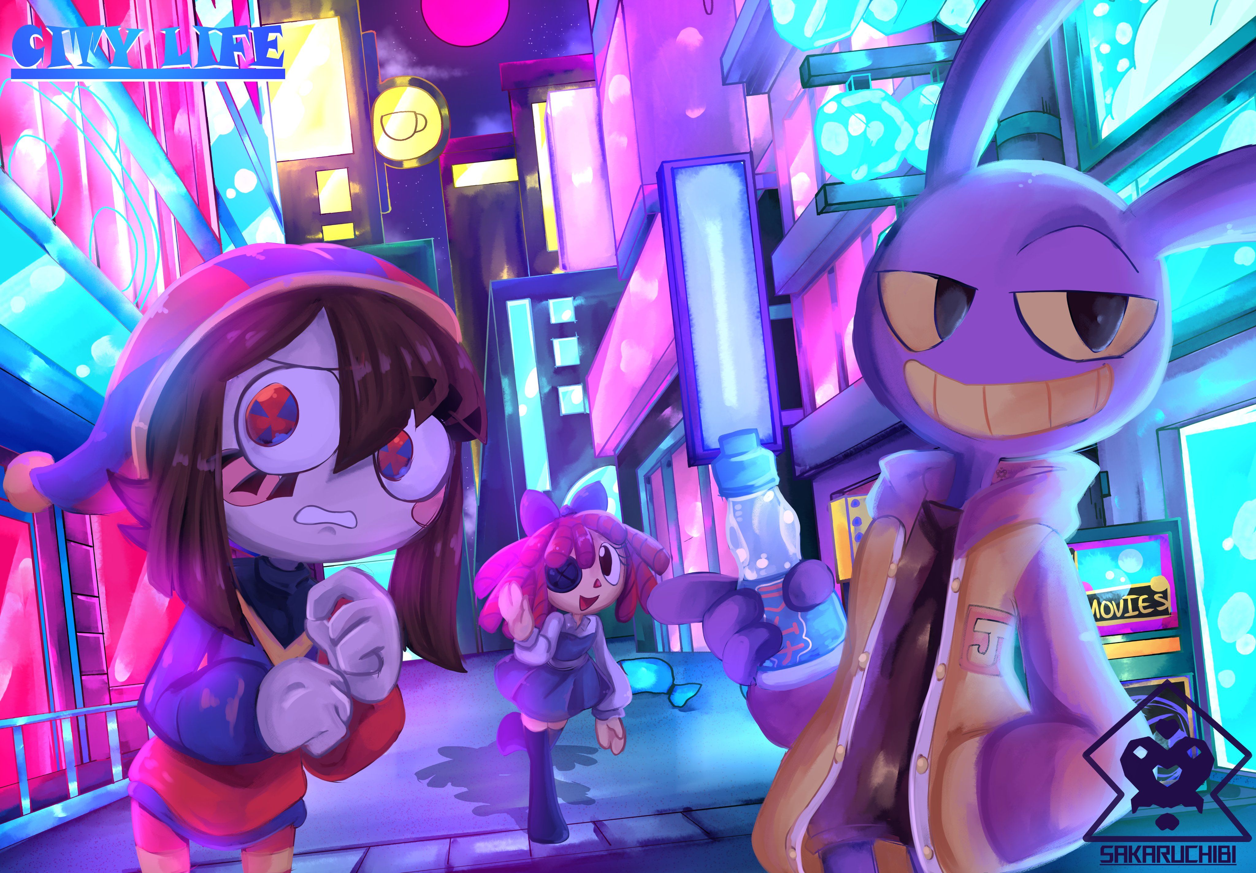 4096x2847 Jax And Pomni Wallpaper