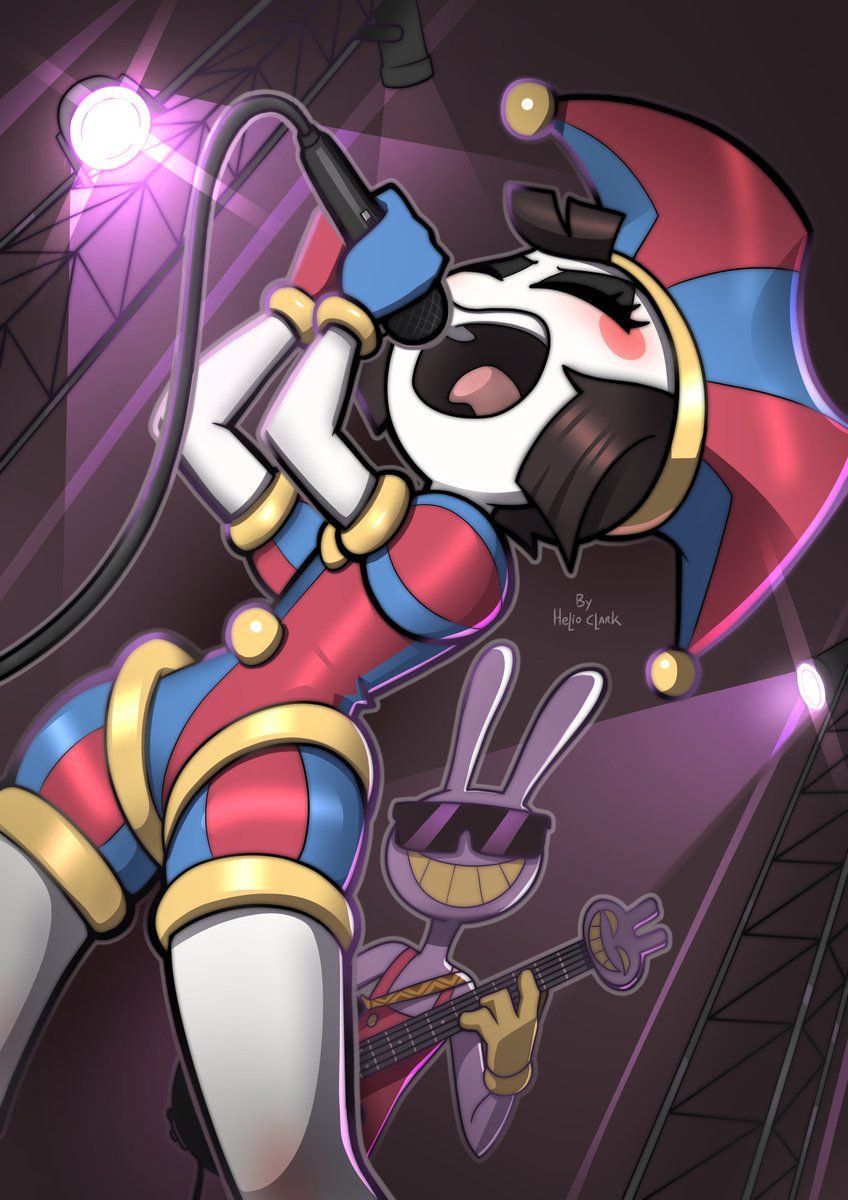 848x1200 Insert your favorite song! Portfolio: #fanart #pomni #jax #TheAmazingDigitalCircus