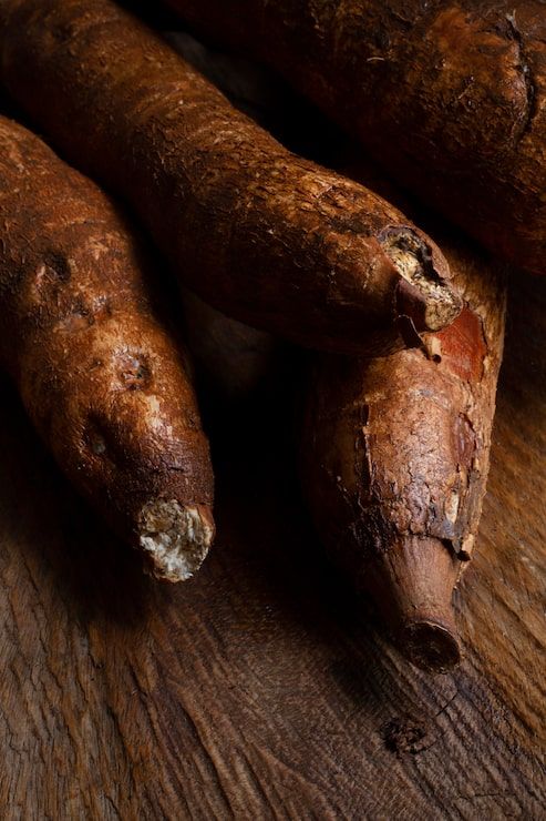 493x740 Sliced cassava Image