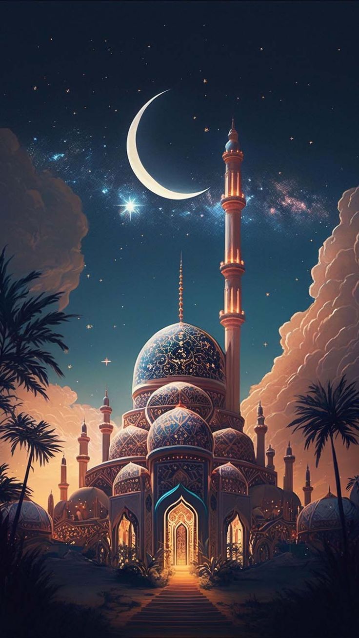 736x1308 Eid Mosque iPhone Wallpaper HD