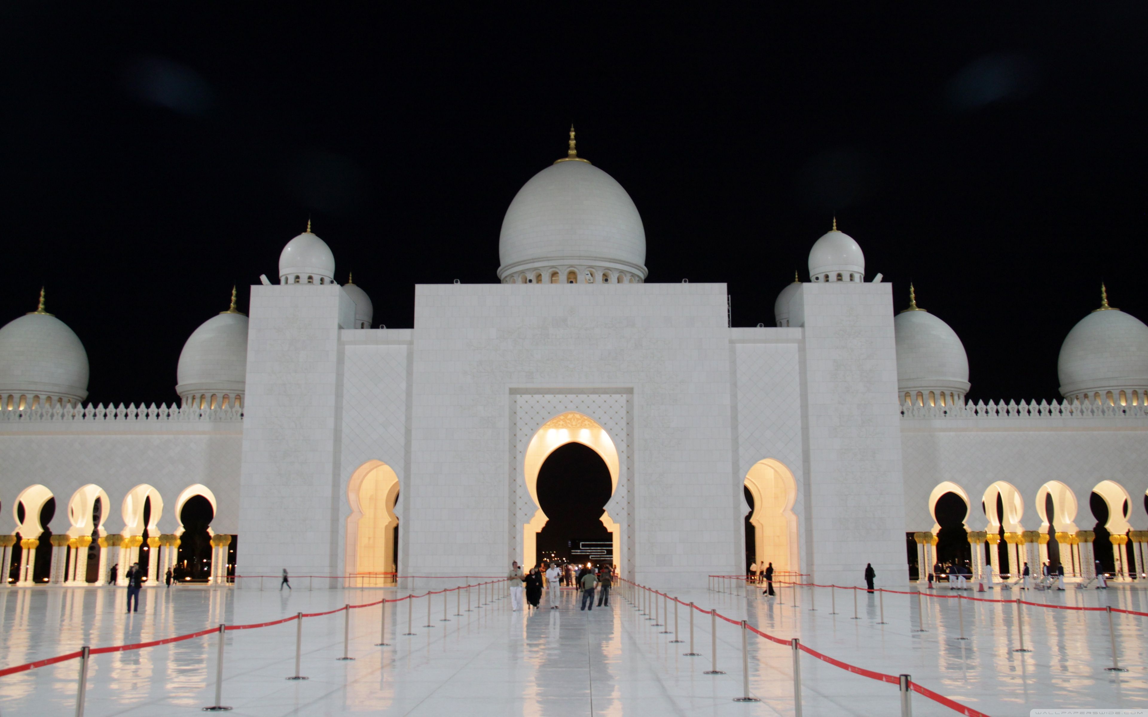 3840x2400 Abu Dhabi Mosque Night [8566432481] 4K UHD Wallpaper for UltraHD Desktop and TV : Widescreen and UltraWide Display : Smartphone and Tablet Devices