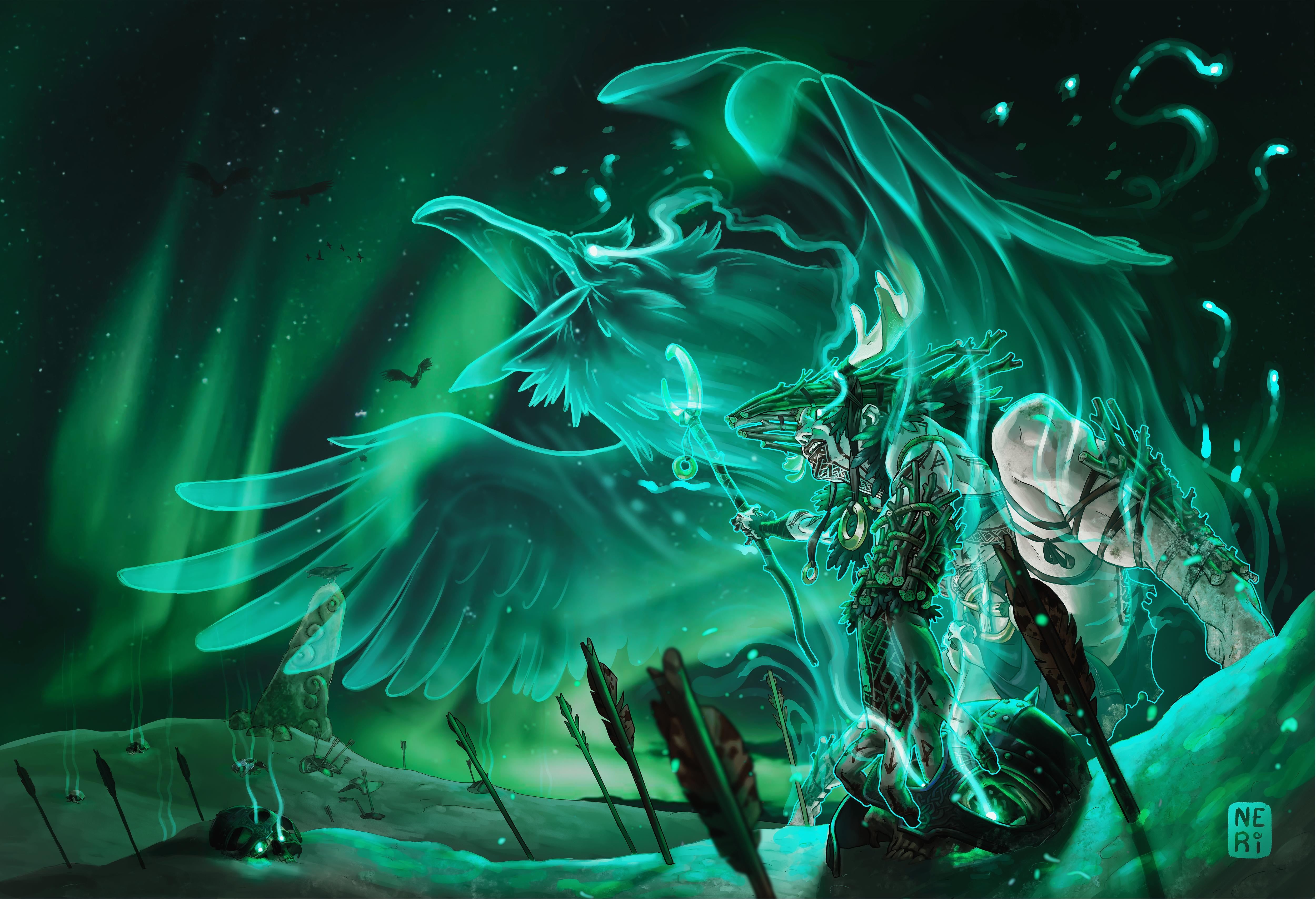 5000x3414 FOR HIRE The Revenge of the North and Guardian Spirit. Let me know what do you feel about this scene