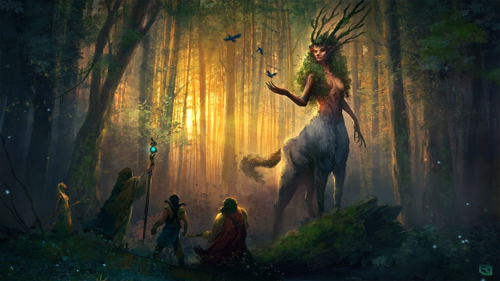 1600x900 ROB'S ART BLOG: The Spirit of The Forest