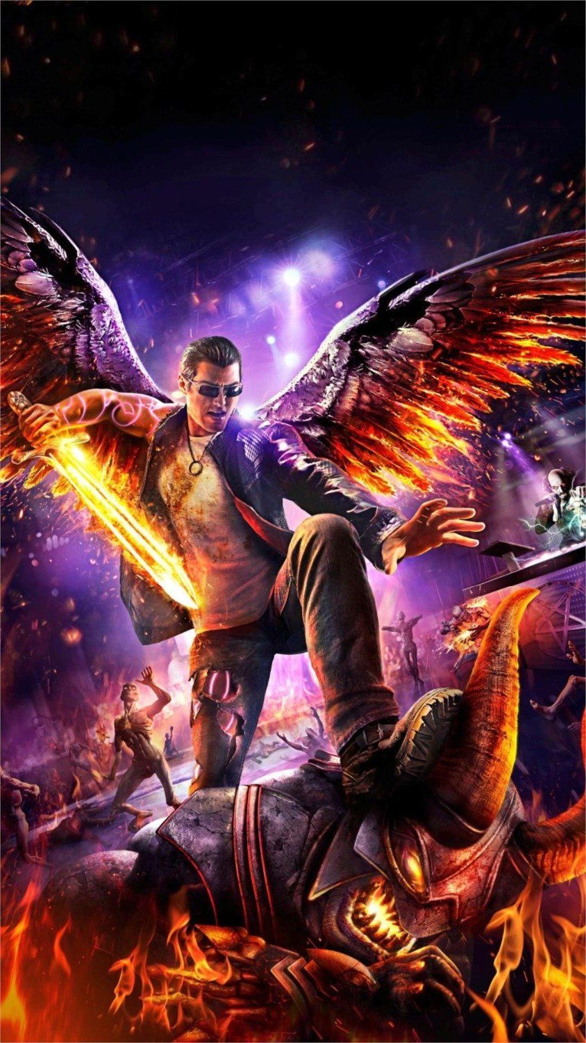844x1500 makeuseof The most gorgeous animation wonderful poster saints row gat out of hell action game 24x36 inch art silk poster Wall Decor: Posters & Prints