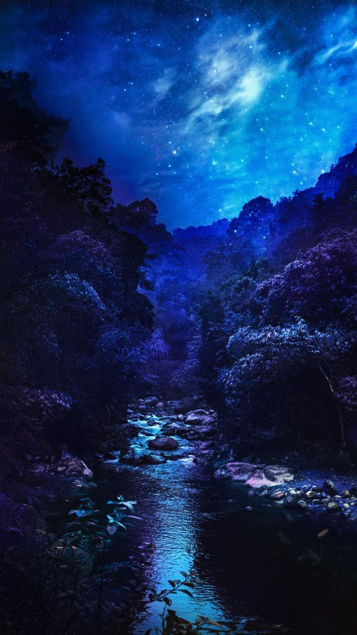 736x1308 Blue Nature Scenery iPhone Wallpaper