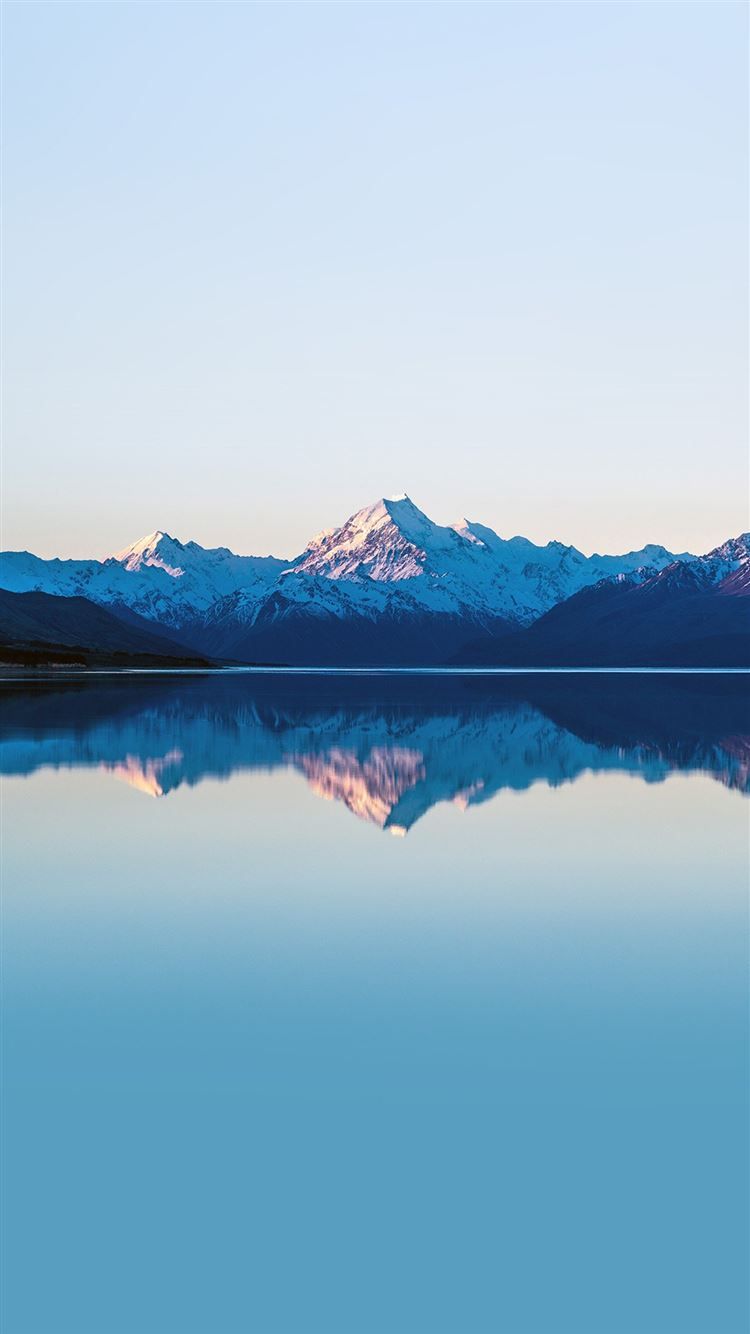750x1334 Mountain Lake Beautiful Nature Blue Sky iPhone 8 Wallpaper Free Download
